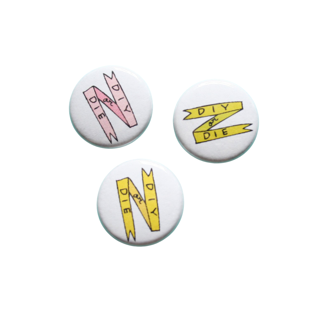 DIY Or Die Mini Button