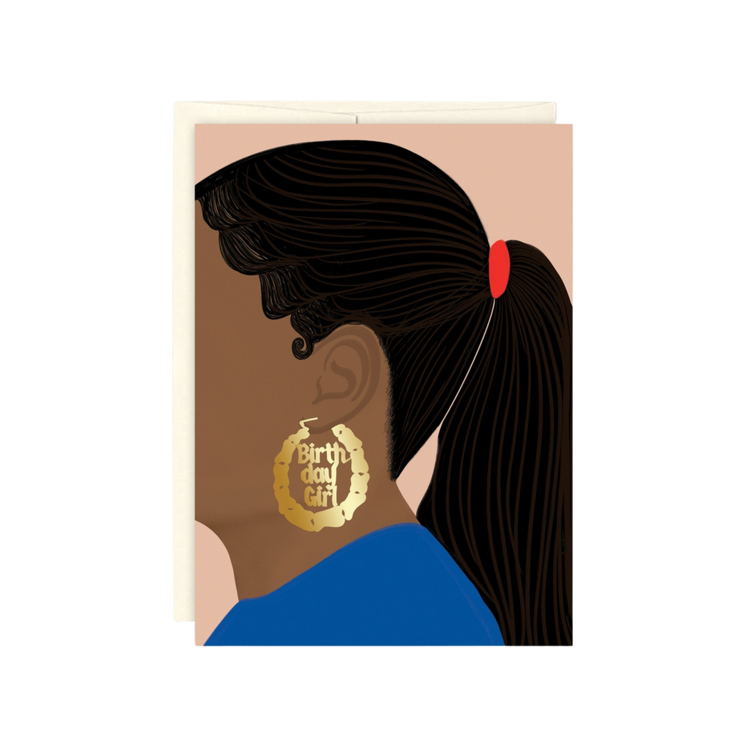 Birthday Earring Card