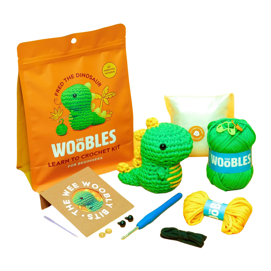 Fred the Dinosaur Crochet Kit