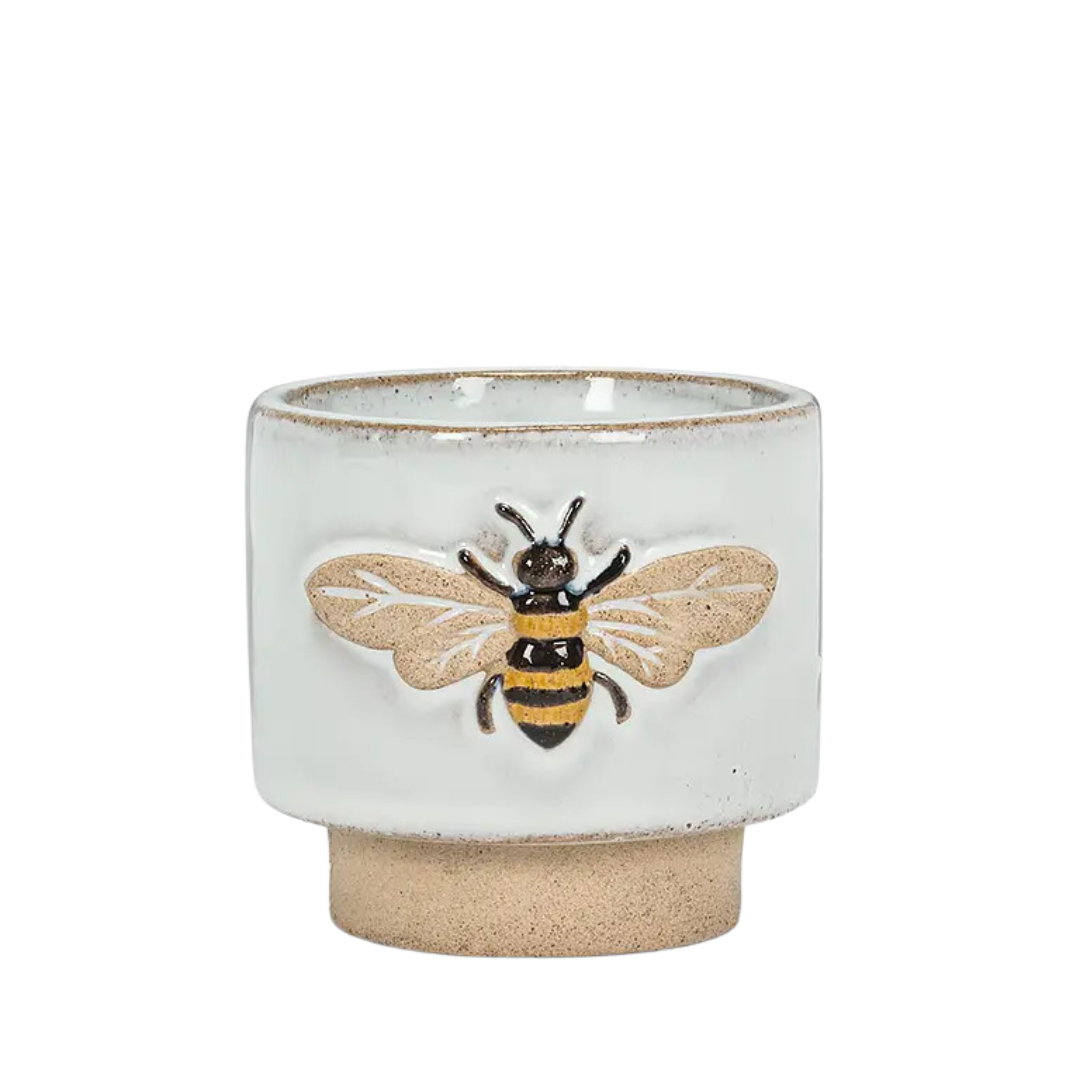 Single Emboss Bee Planter