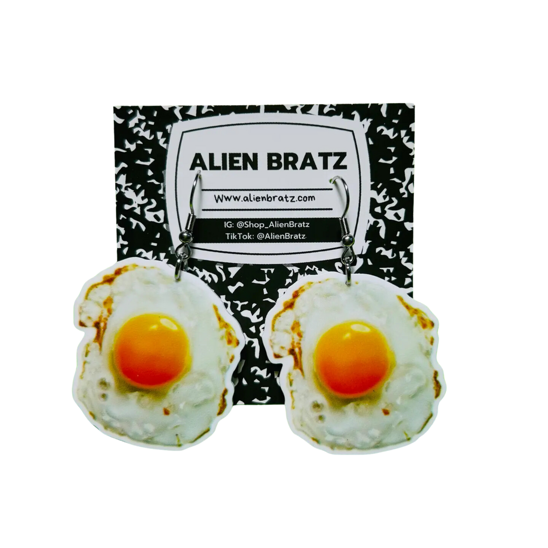 Fried Egg Earrings