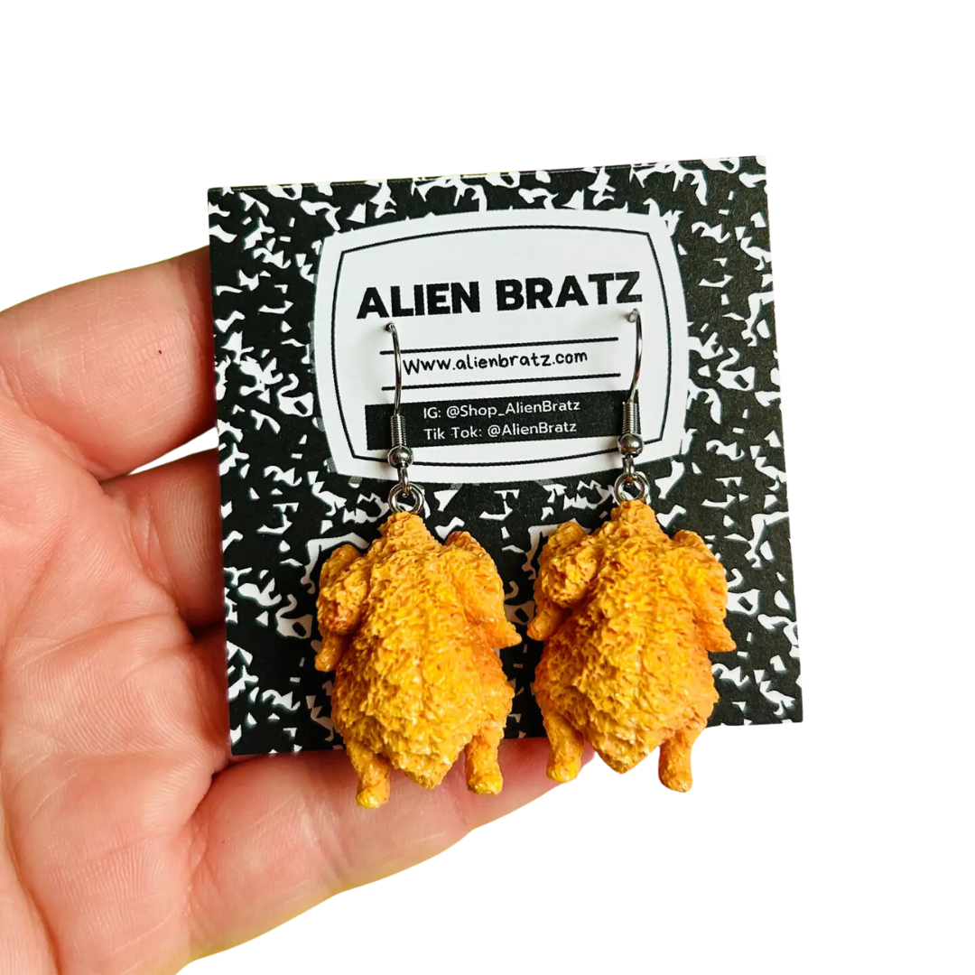 Fried Chicken Earrings