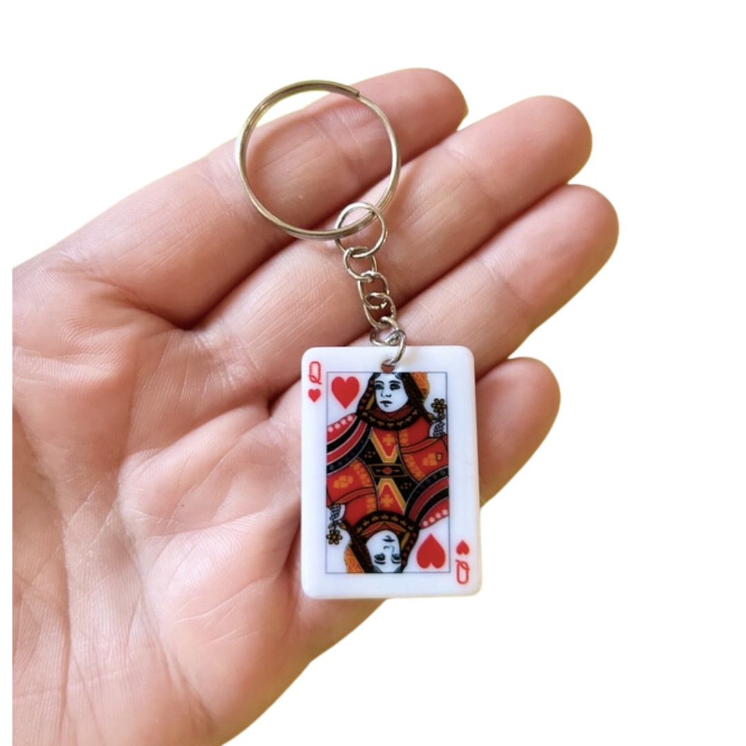 Playing Card Keychain