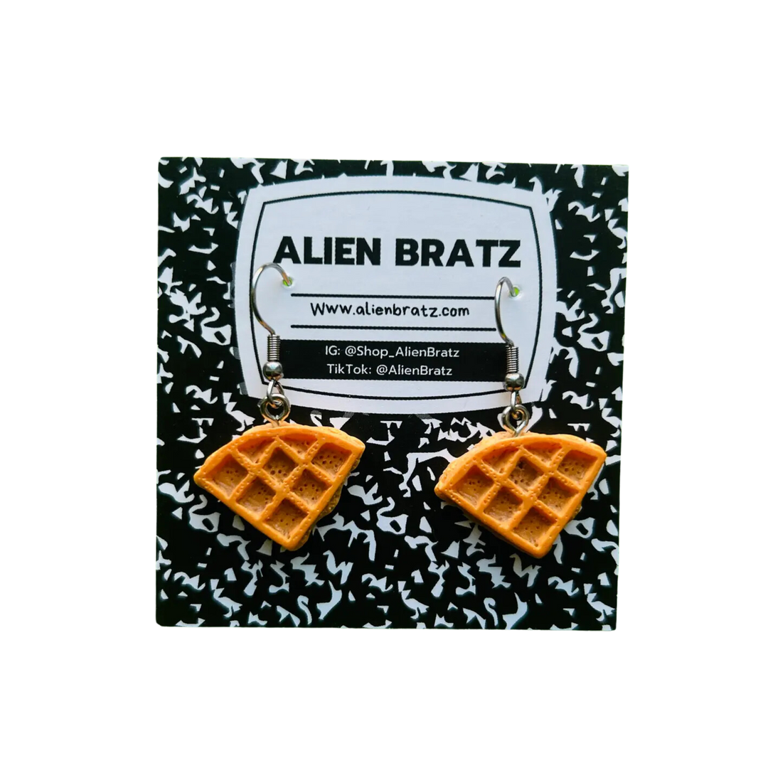 Waffle Earrings