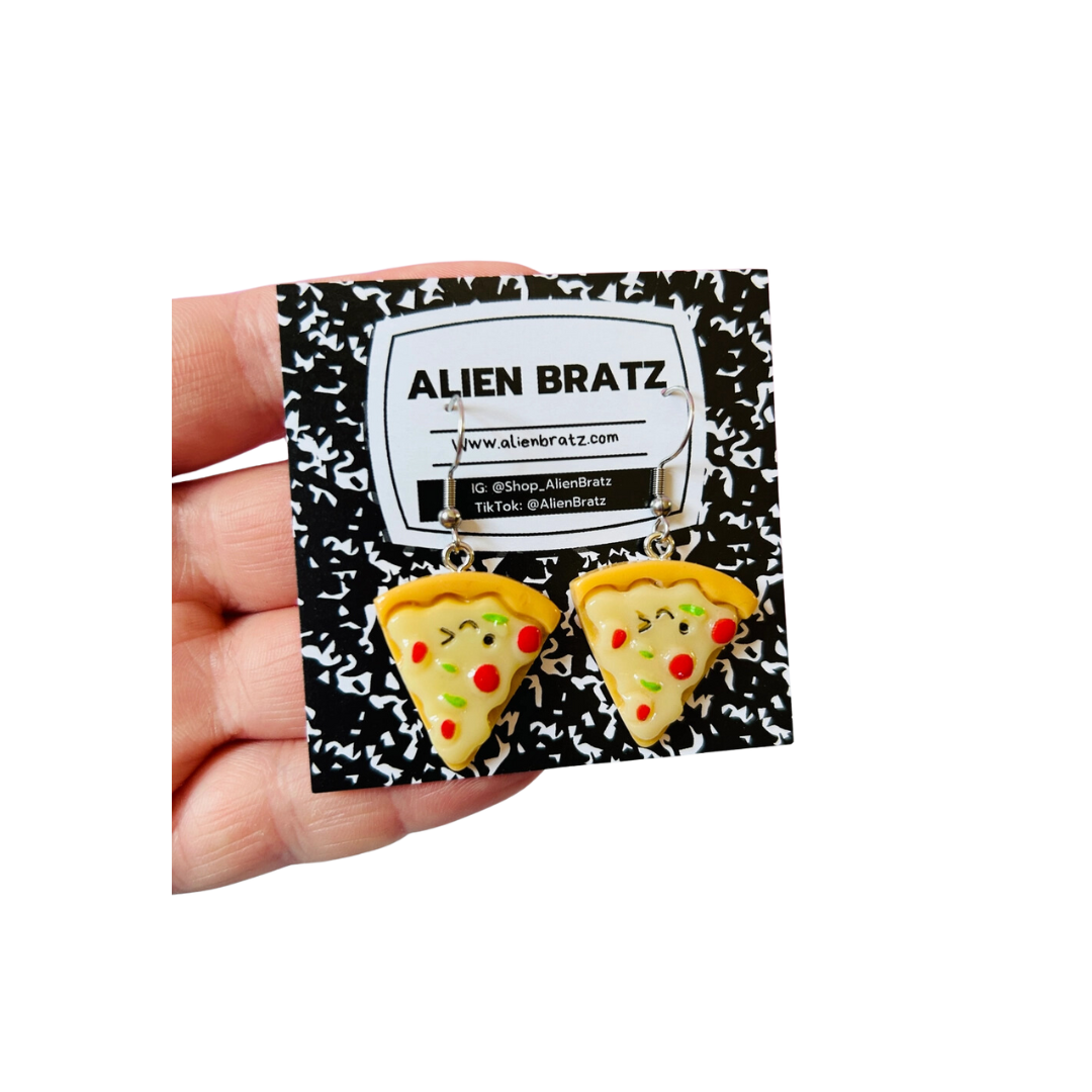 Pizza Earrings