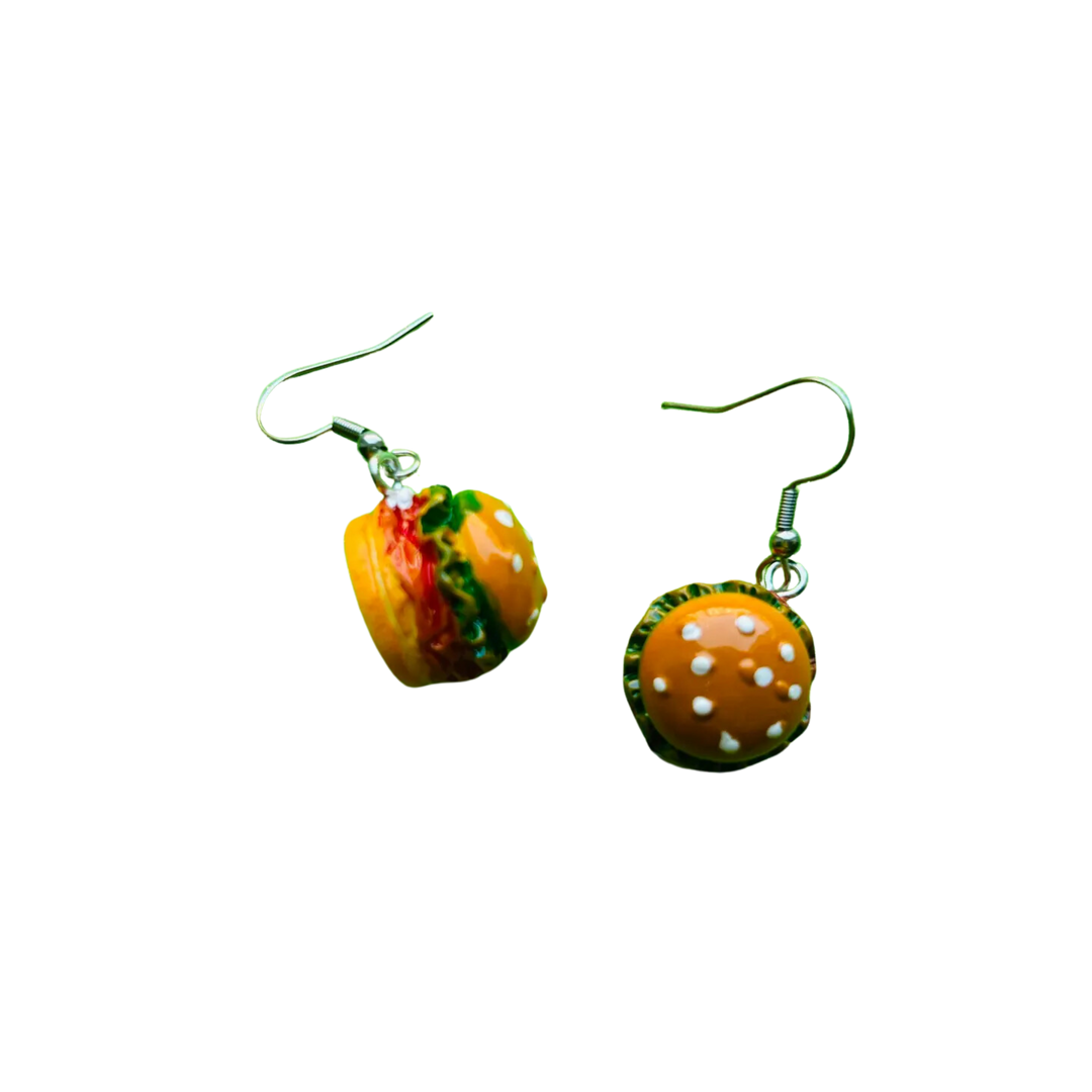 Cheeseburger Earrings