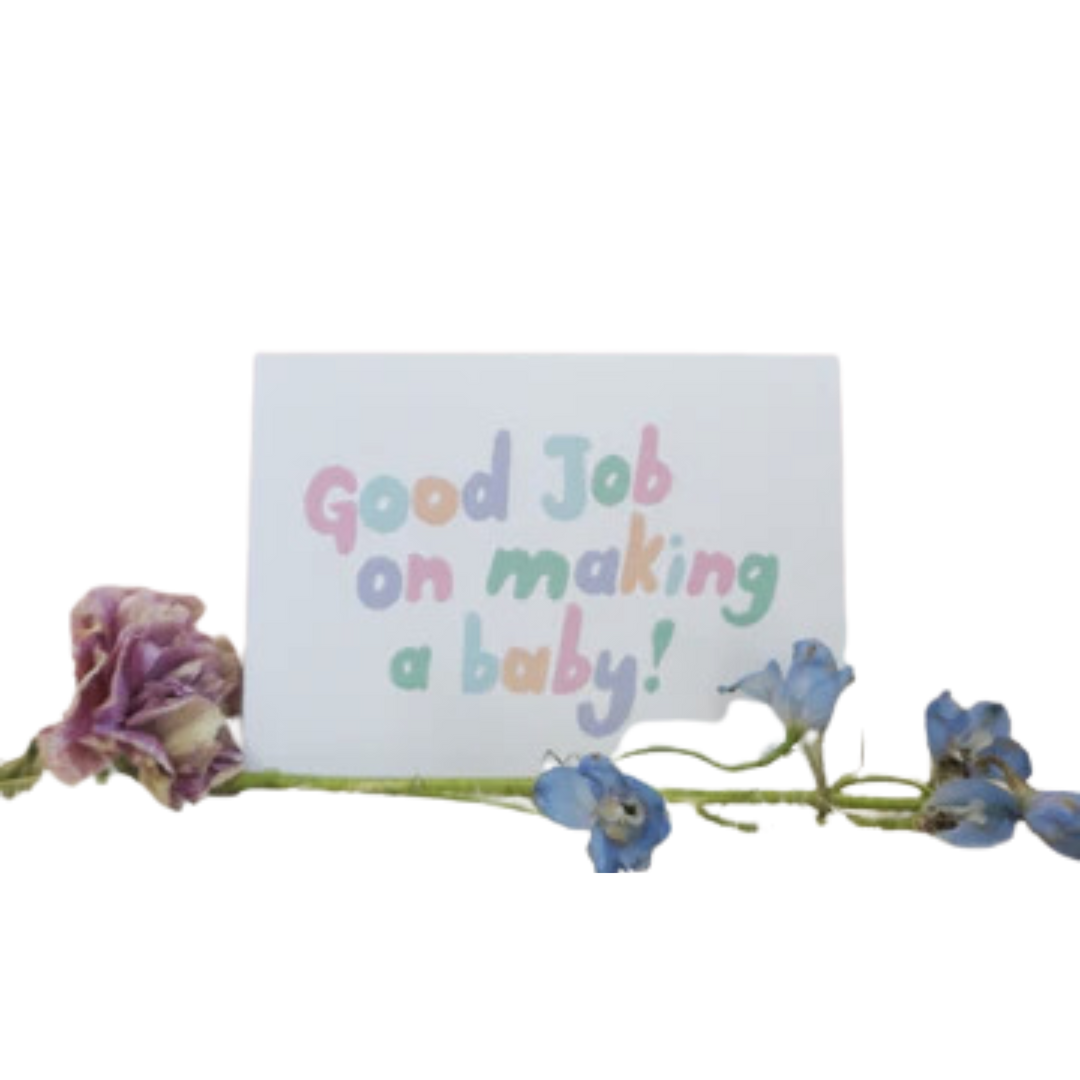 Good Job Baby Card