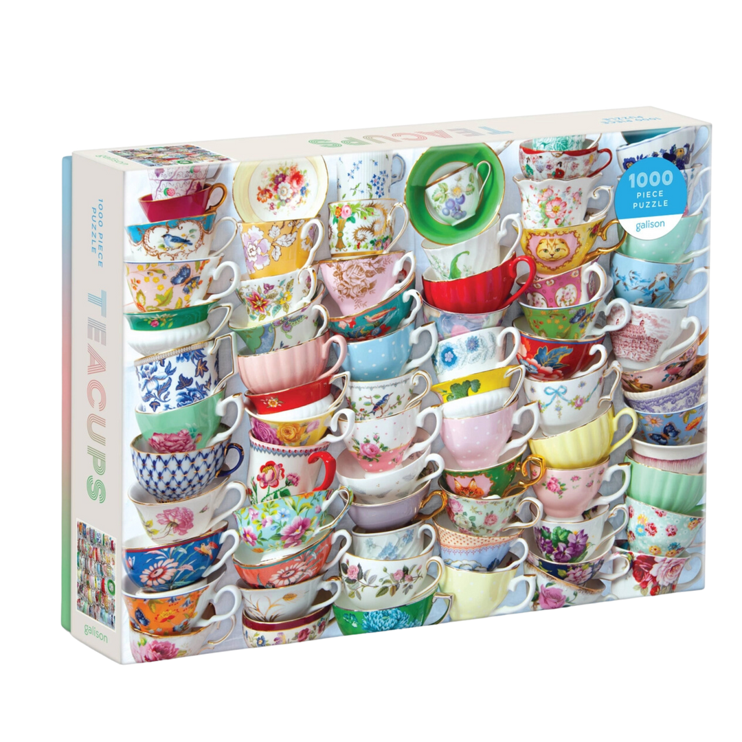 Teacups 1000 Piece Jigsaw Puzzle