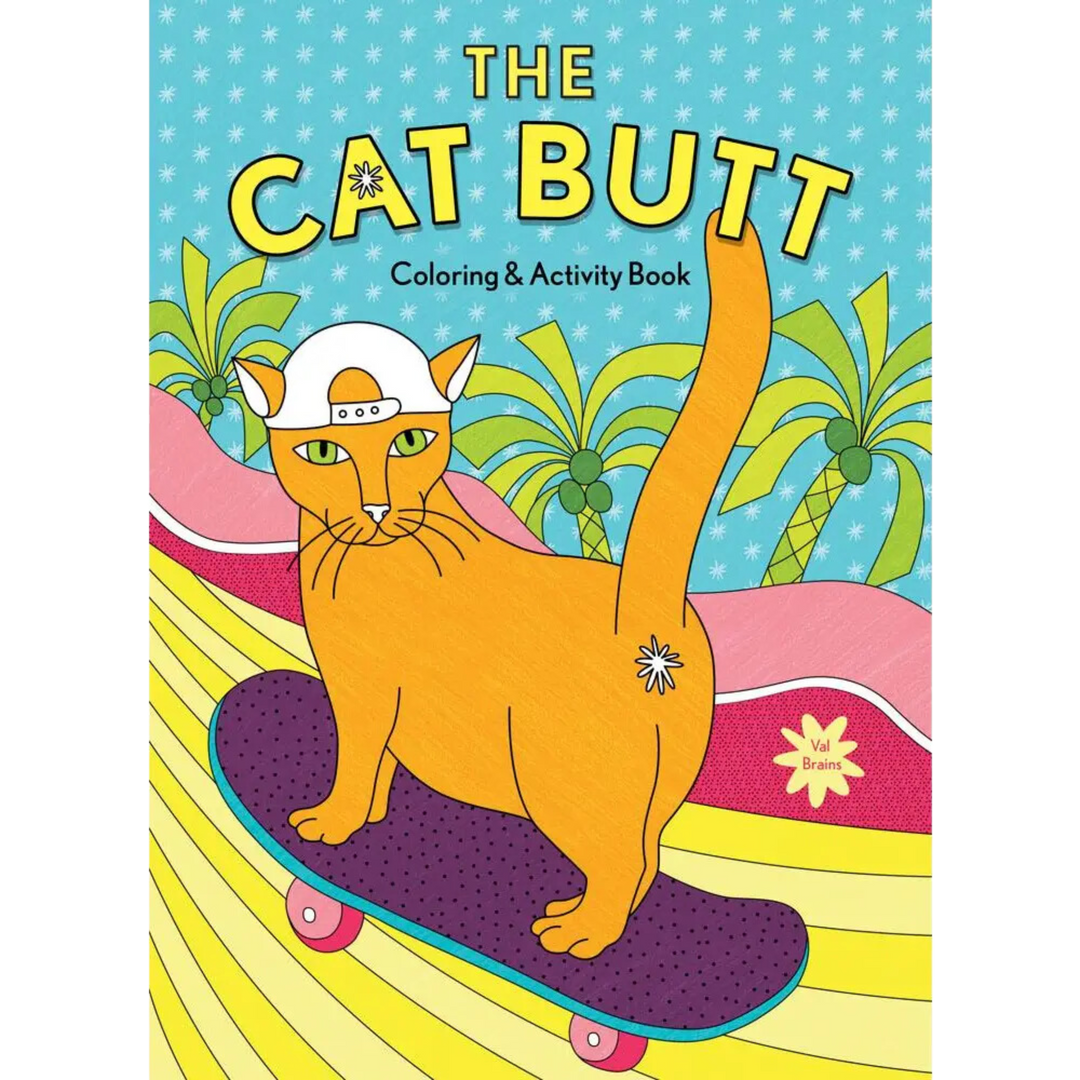 Cat Butt Coloring and Activity Book
