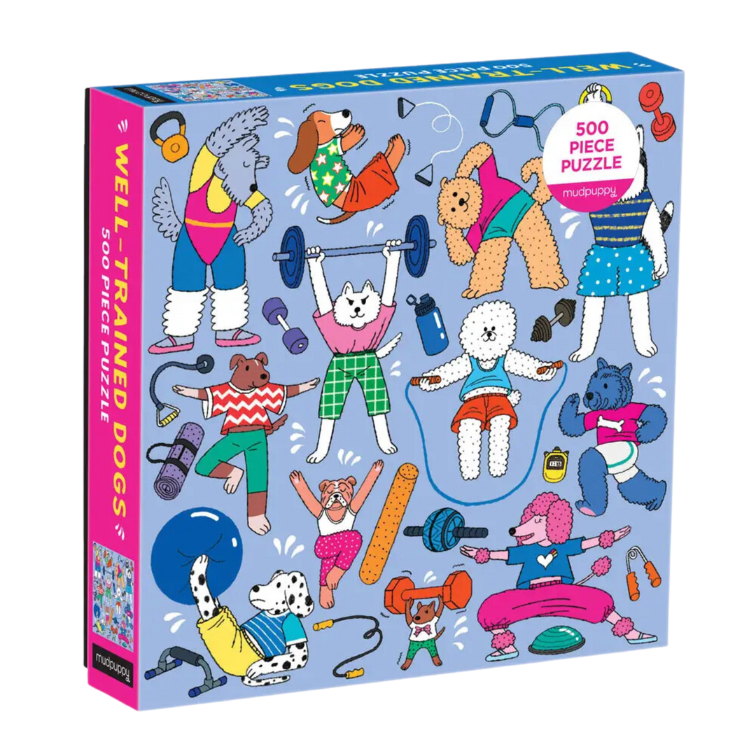 Well-Trained Dogs 500 pc Puzzle