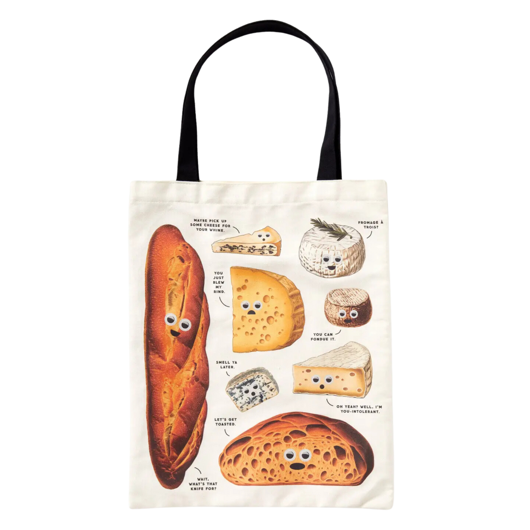 Googly Food Canvas Tote