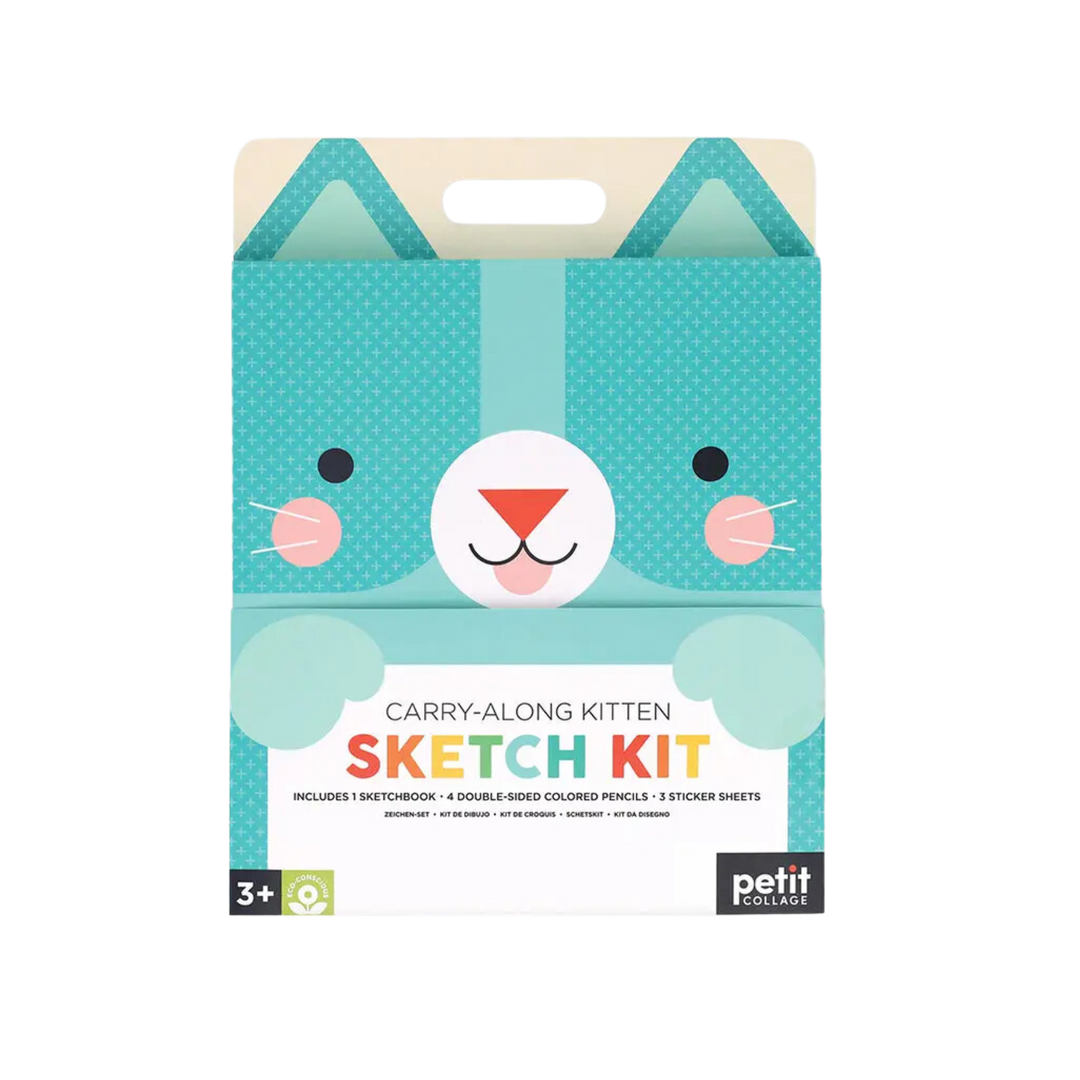 Carry-Along Kitten Sketch Kit