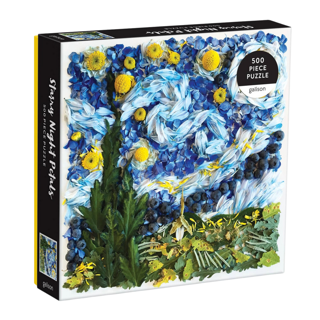 Starry Night Petals 500 Piece Jigsaw Puzzle