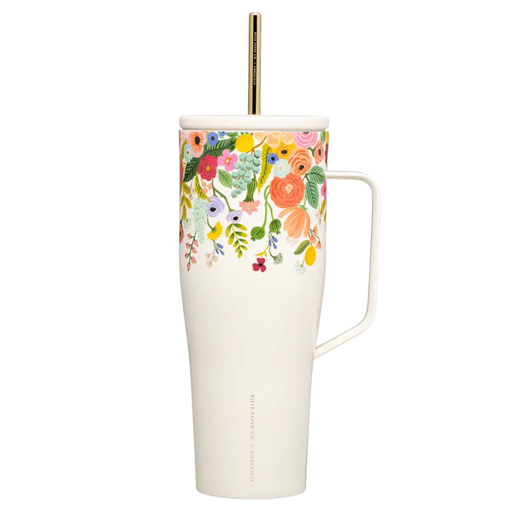 Cold Cup XL - 30oz Rifle Paper - Garden Party Cream
