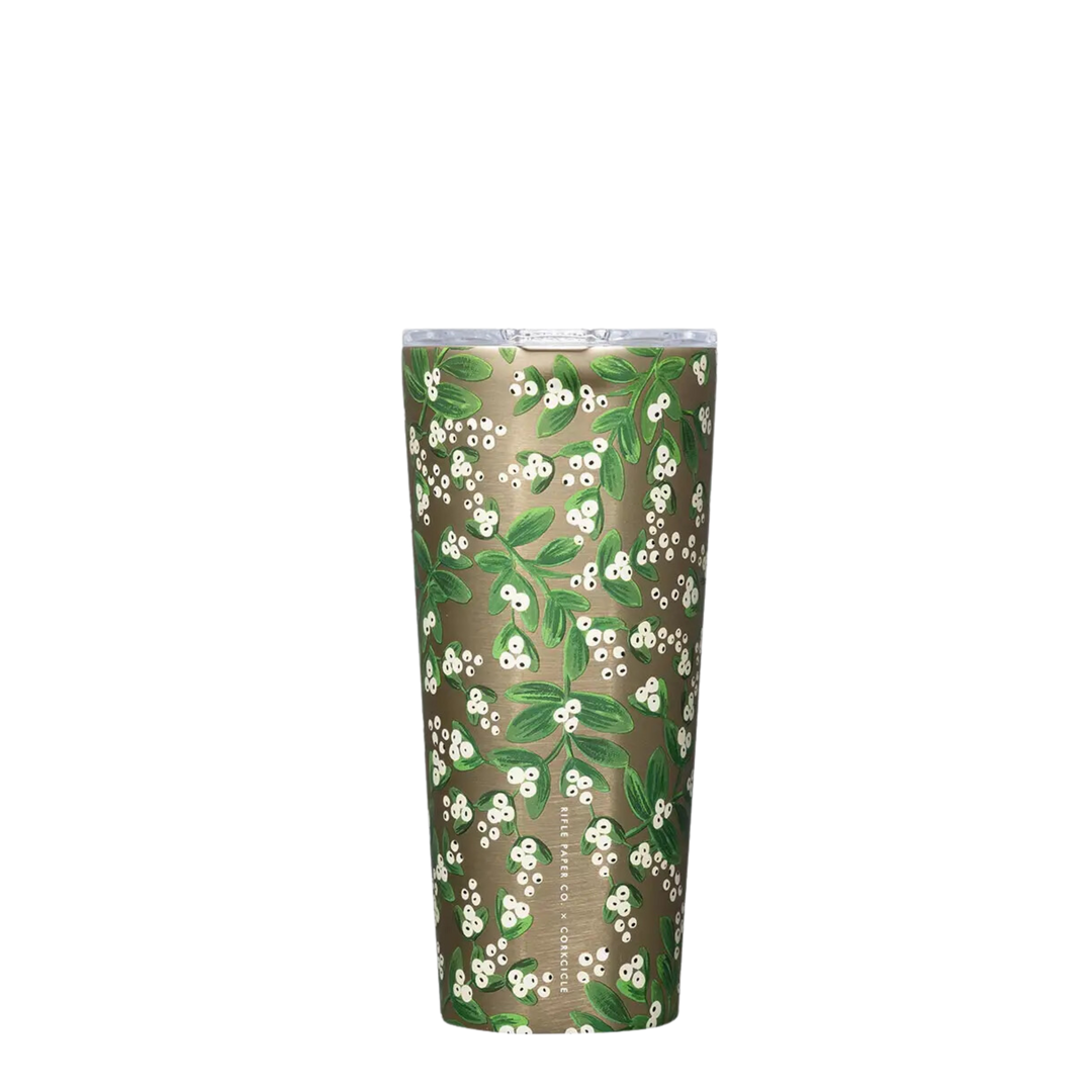 Tumbler 24oz Rifle Paper - Mistletoe