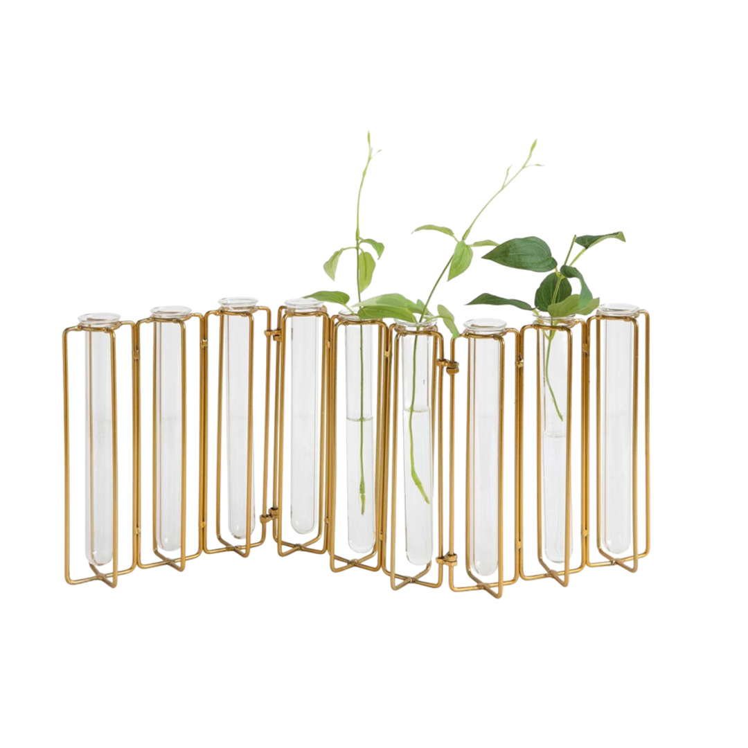 Metal and Glass Jointed Vase & Propagation Station