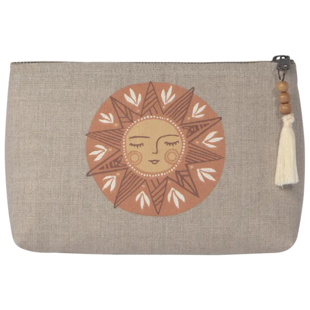 Soleil Linen Cosmetic Bag Small