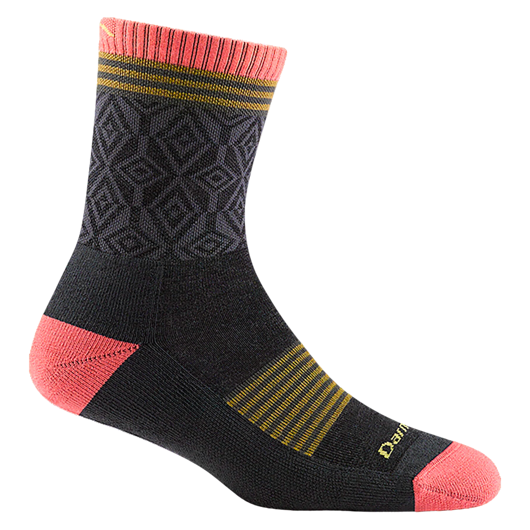 Women's Sobo Micro Crew Lightweight Hiking Sock - Charcoal