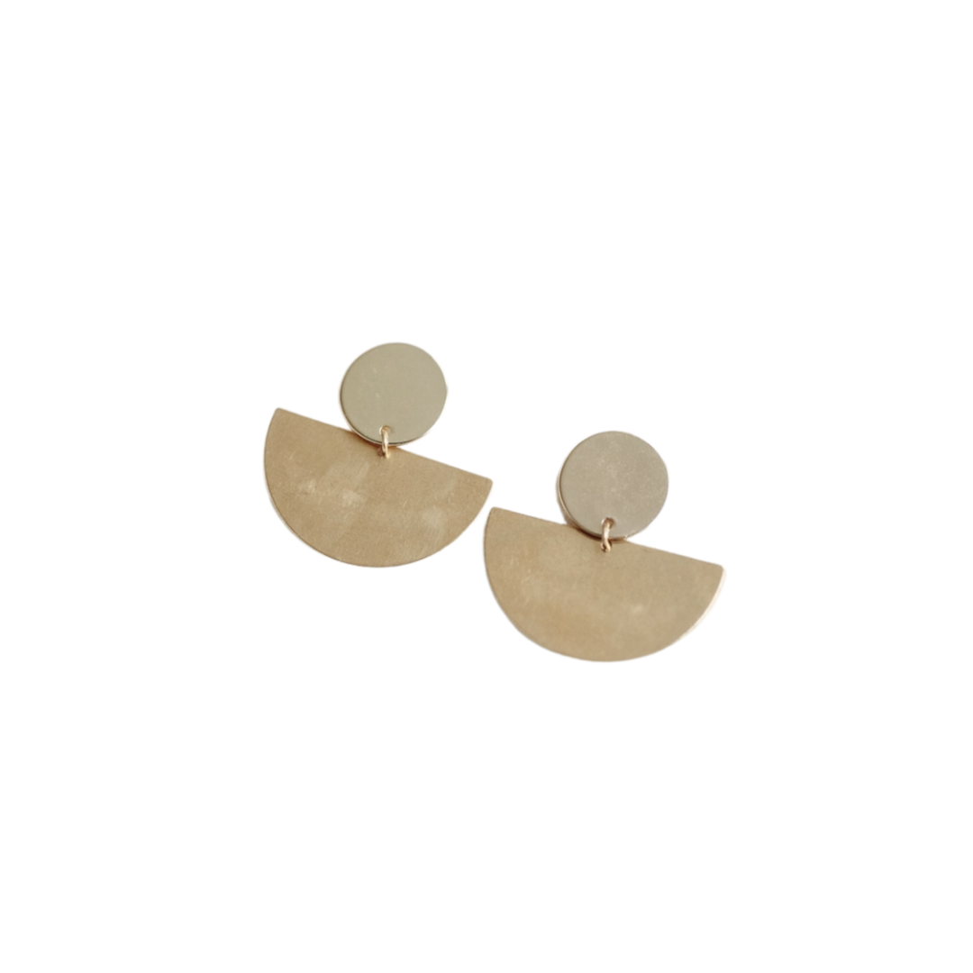 Brass Earrings No. 5