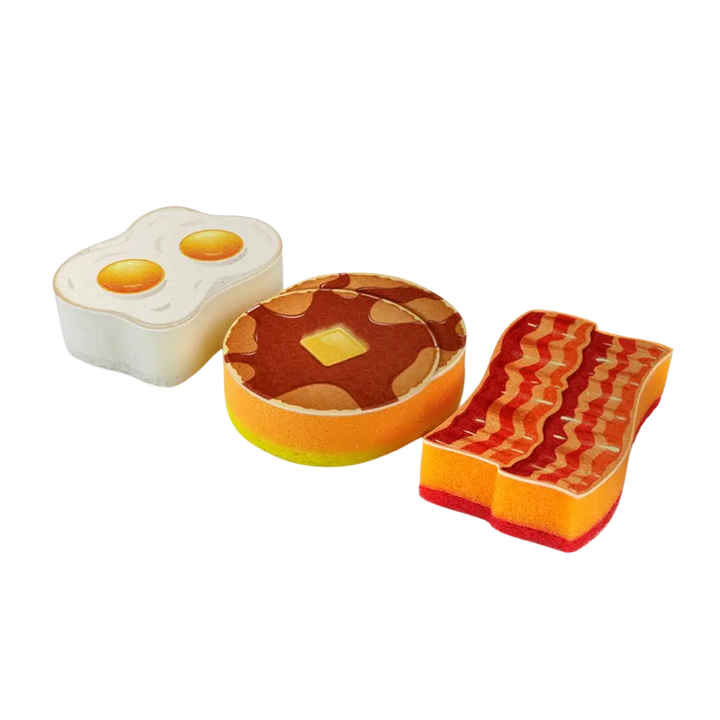 The Breakfast Scrub Sponges (3 ct)