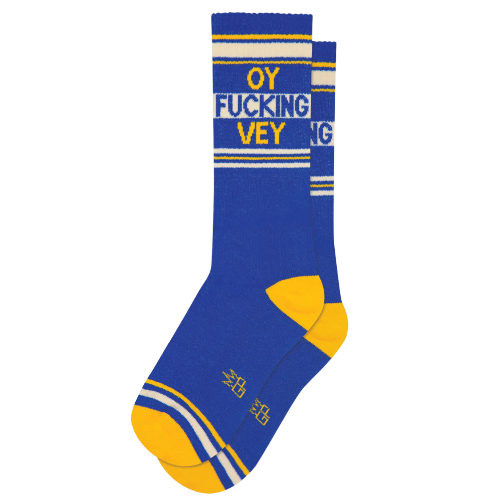 Oy Fucking Vey Gym Crew Socks