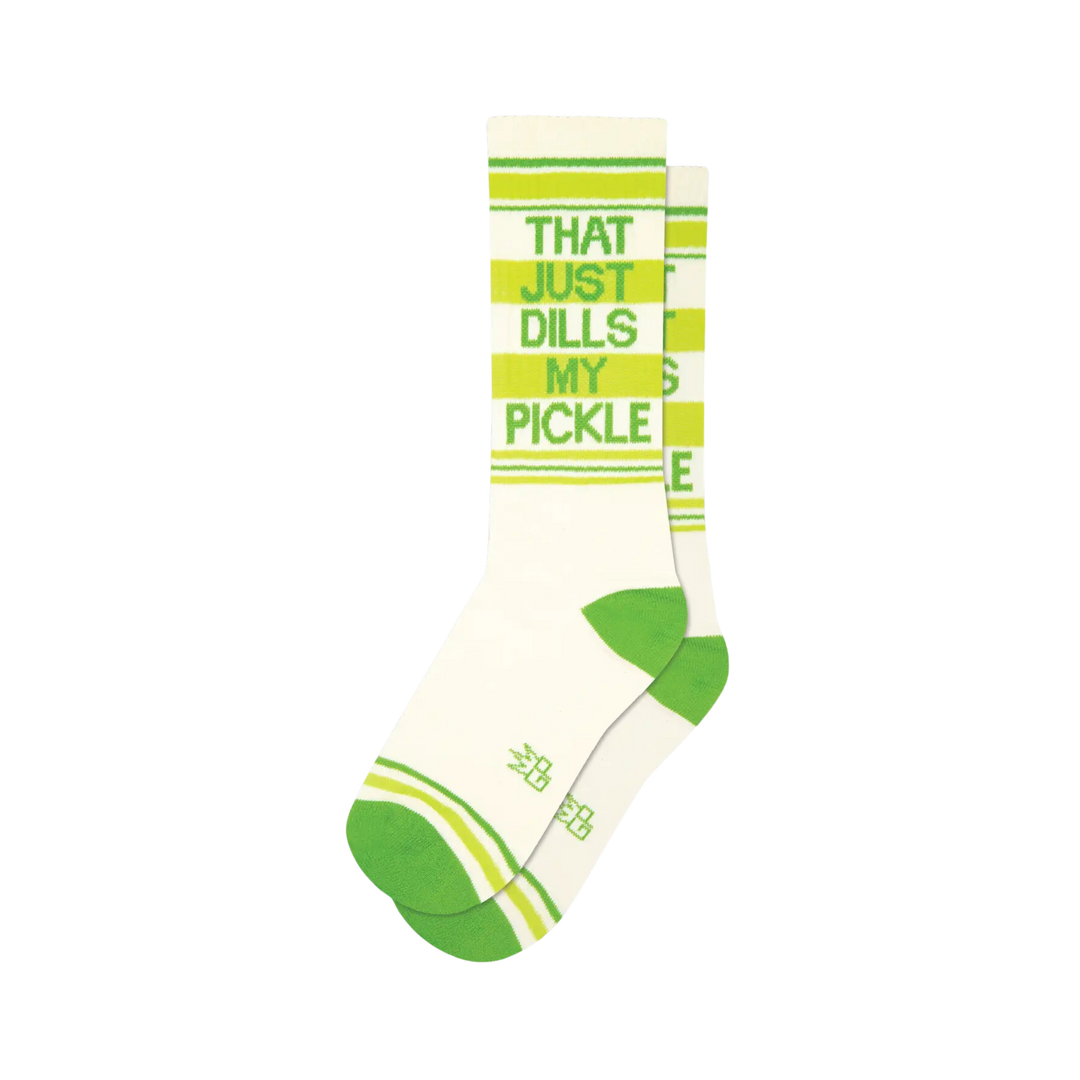 That Just Dills My Pickle Gym Crew Socks