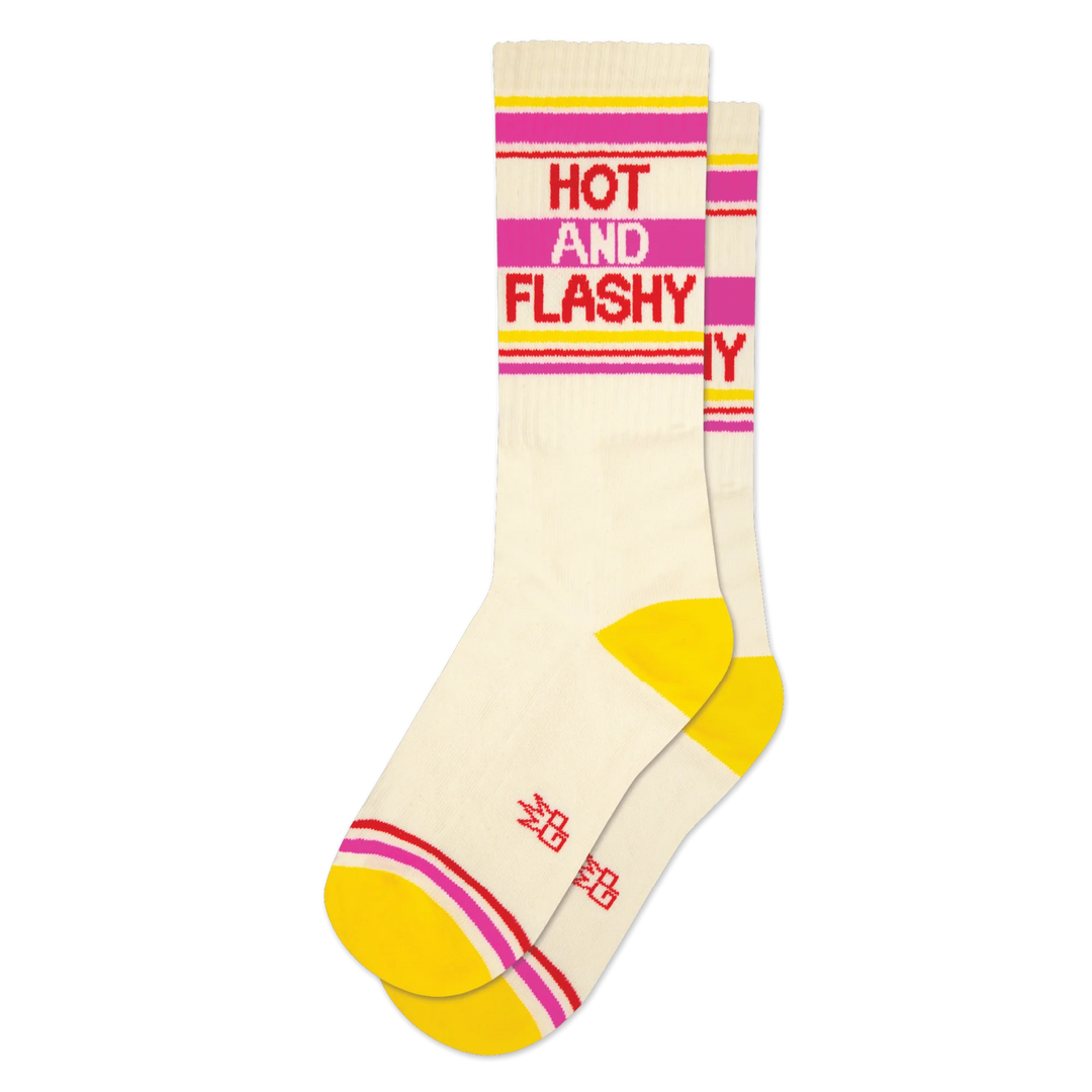 Hot and Flashy Gym Crew Socks