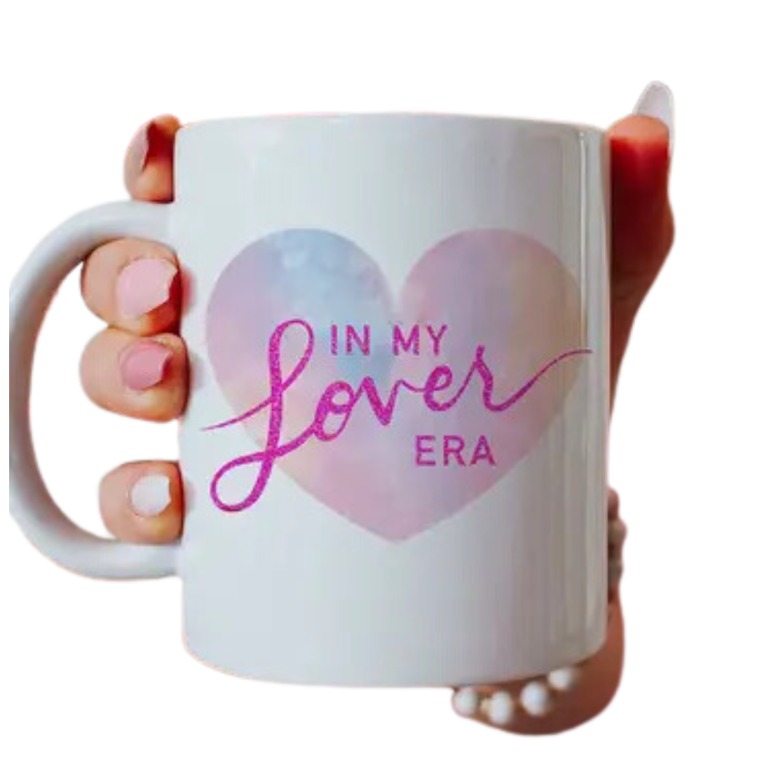 Taylor Lovers Era Heart Mug