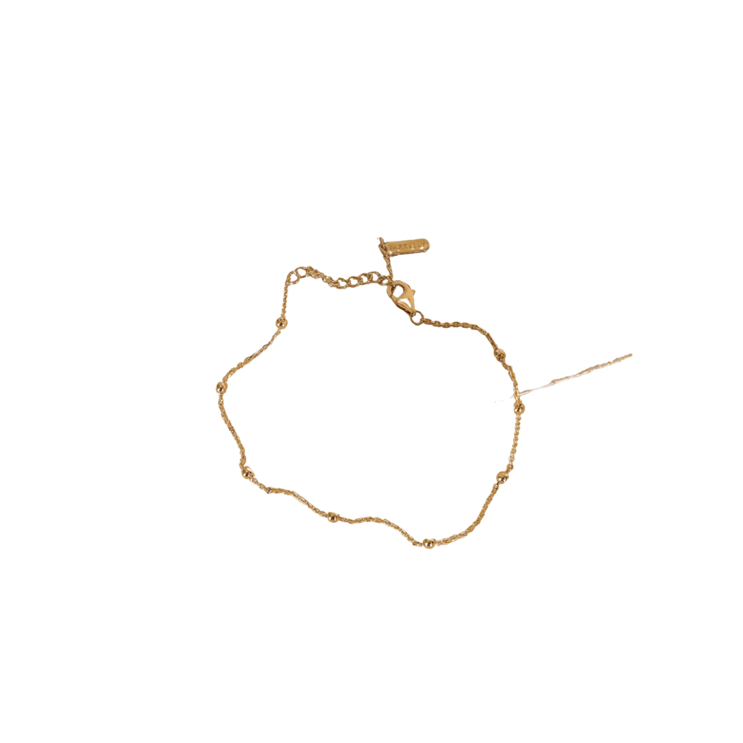 Gold Ball Bracelet - 18k Gold Plated