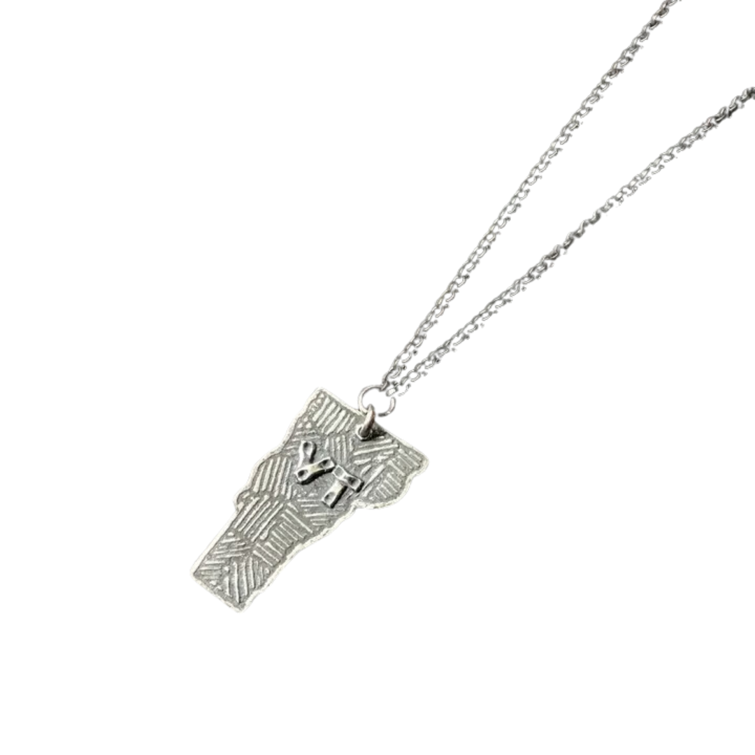 Silver Vermont Pendant Necklace