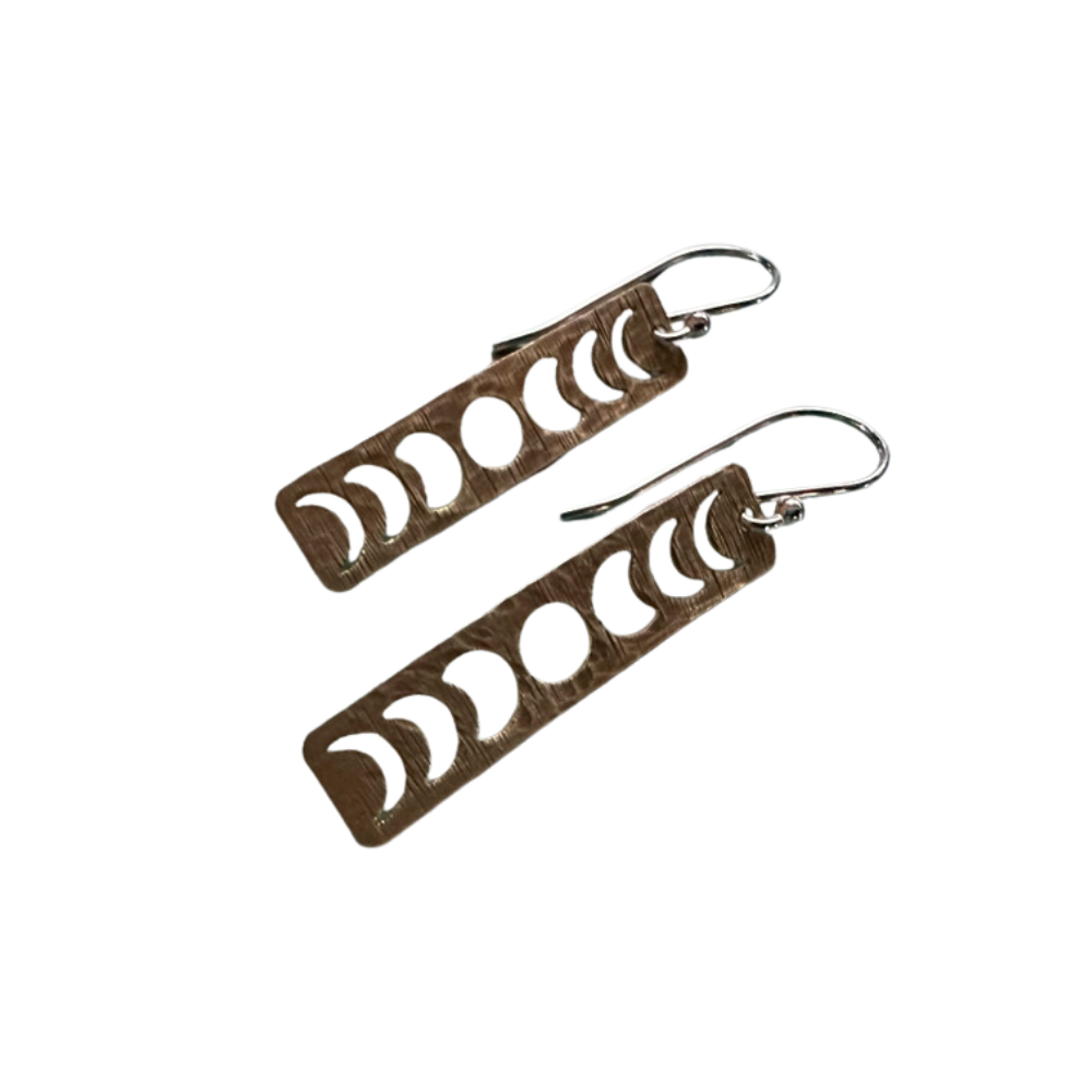 Vertical Moon Phase Earrings
