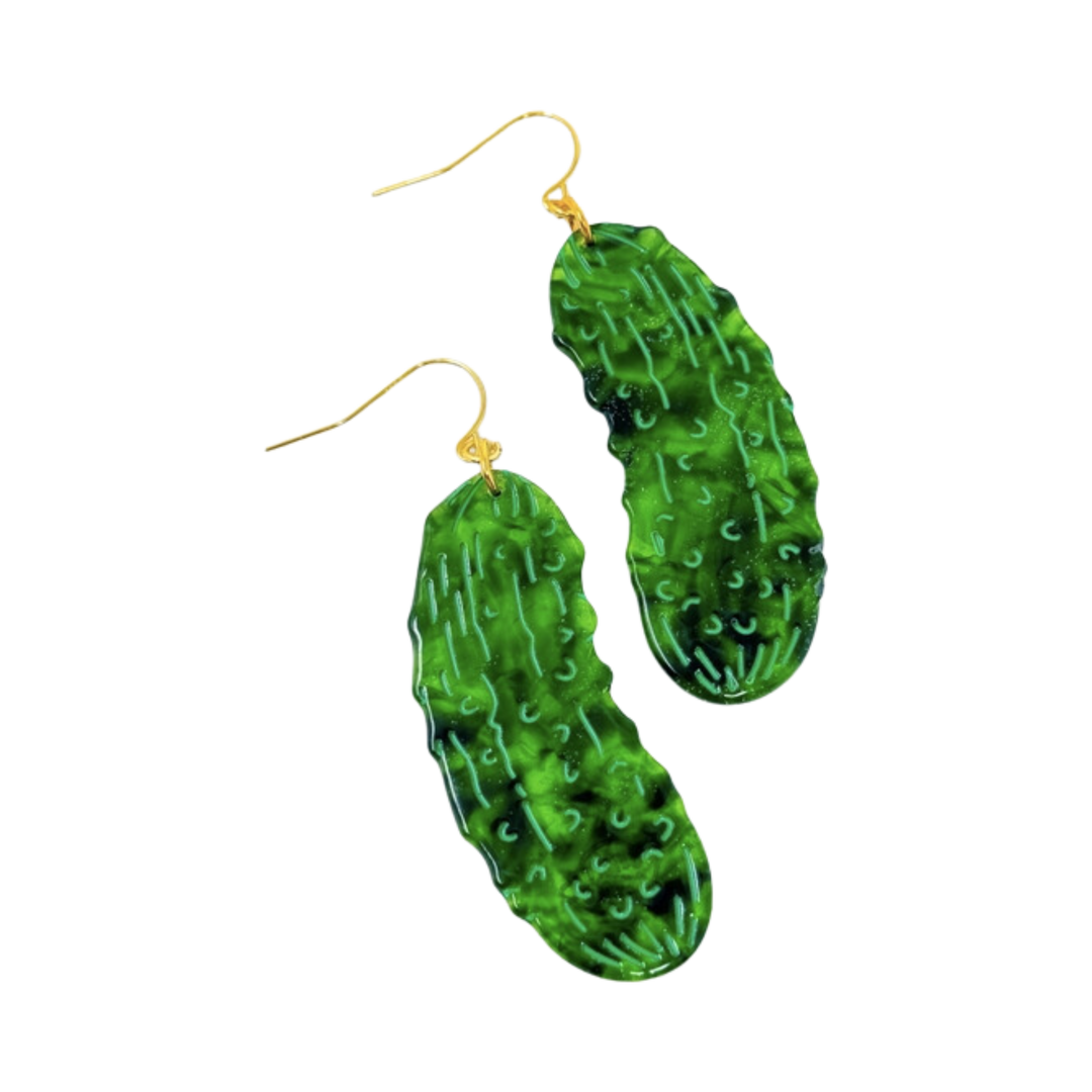 Pickle Acetate Earrings