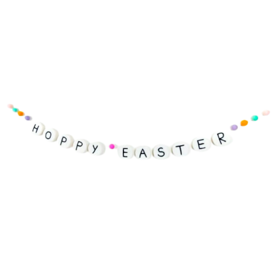 Hoppy Easter Friendship Bracelet Felt Garland