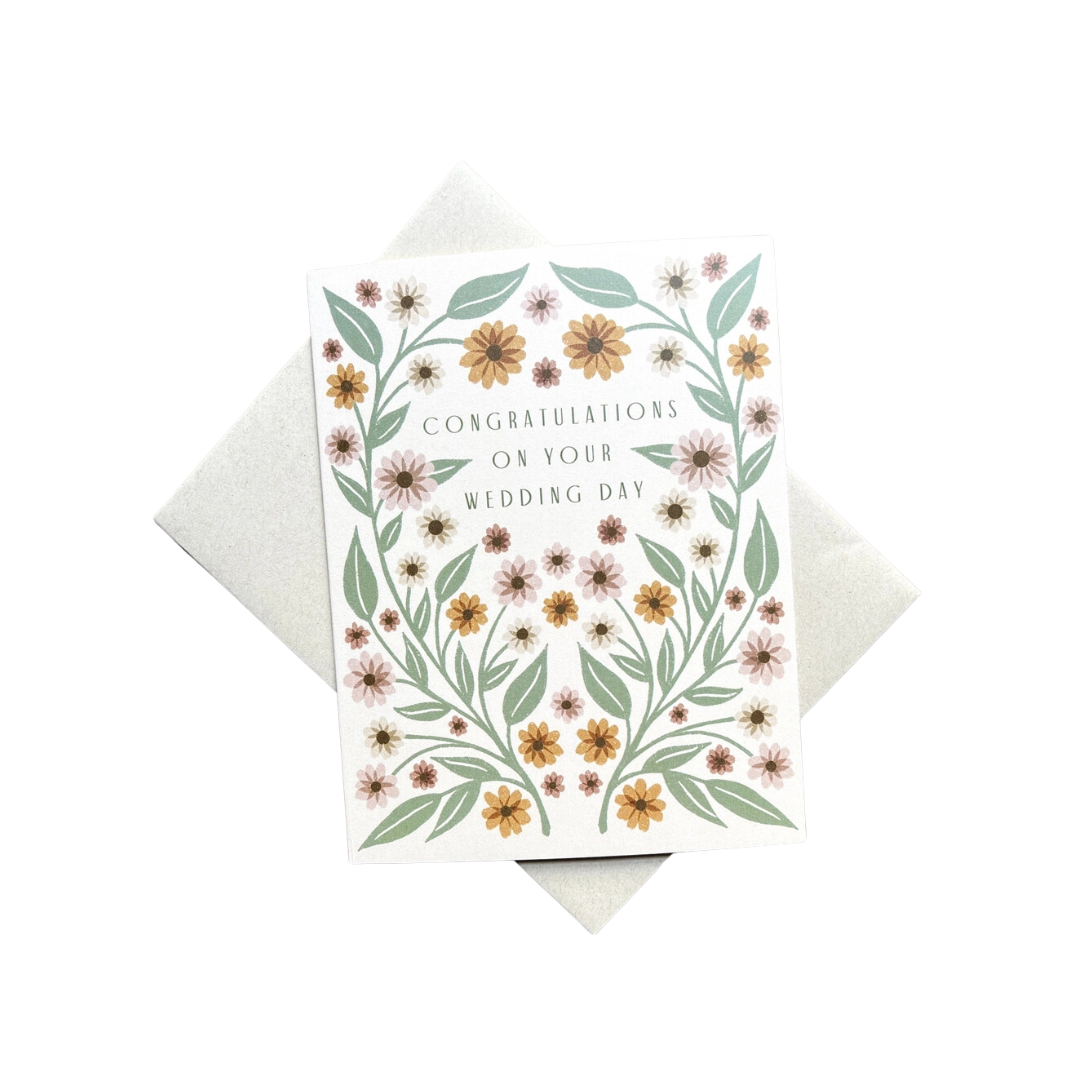 Congratulations On Your Wedding Offset Printed Card