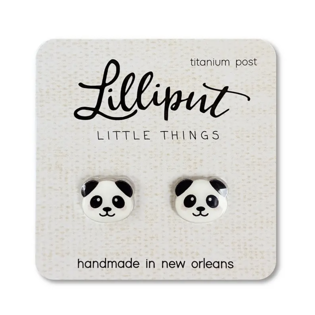 Panda Earrings