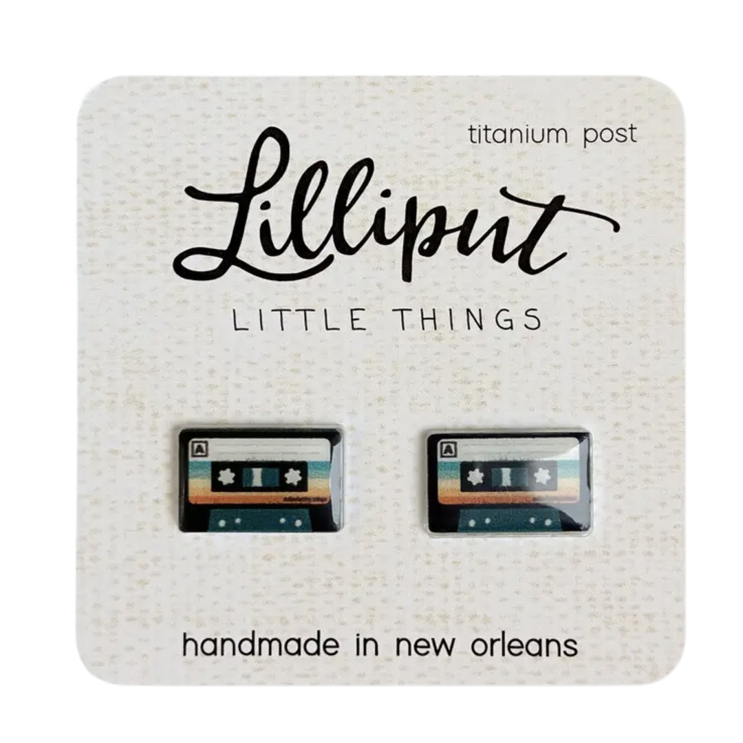 Retro Cassette Earrings
