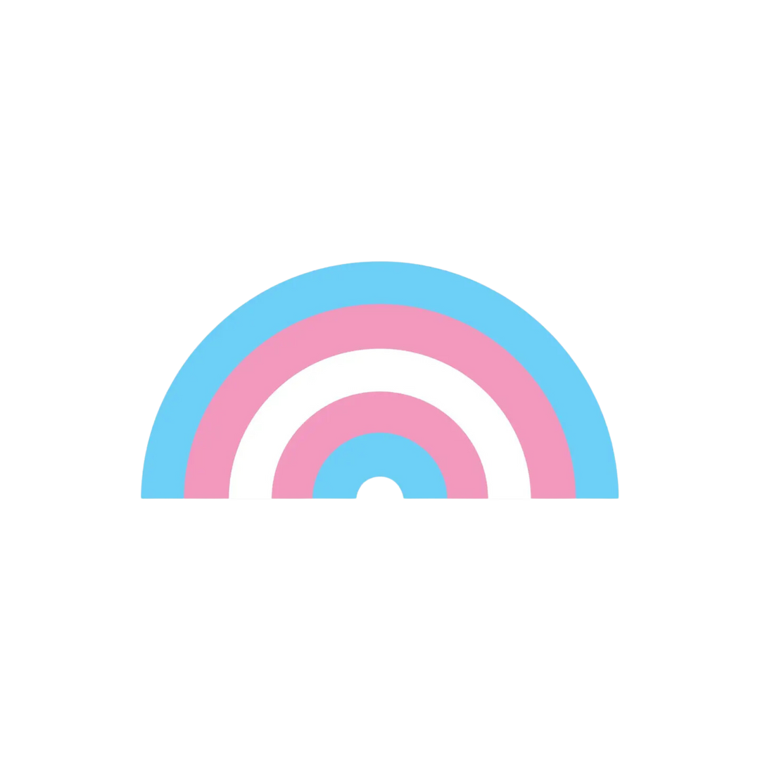 Trans Pride Rainbow Sticker