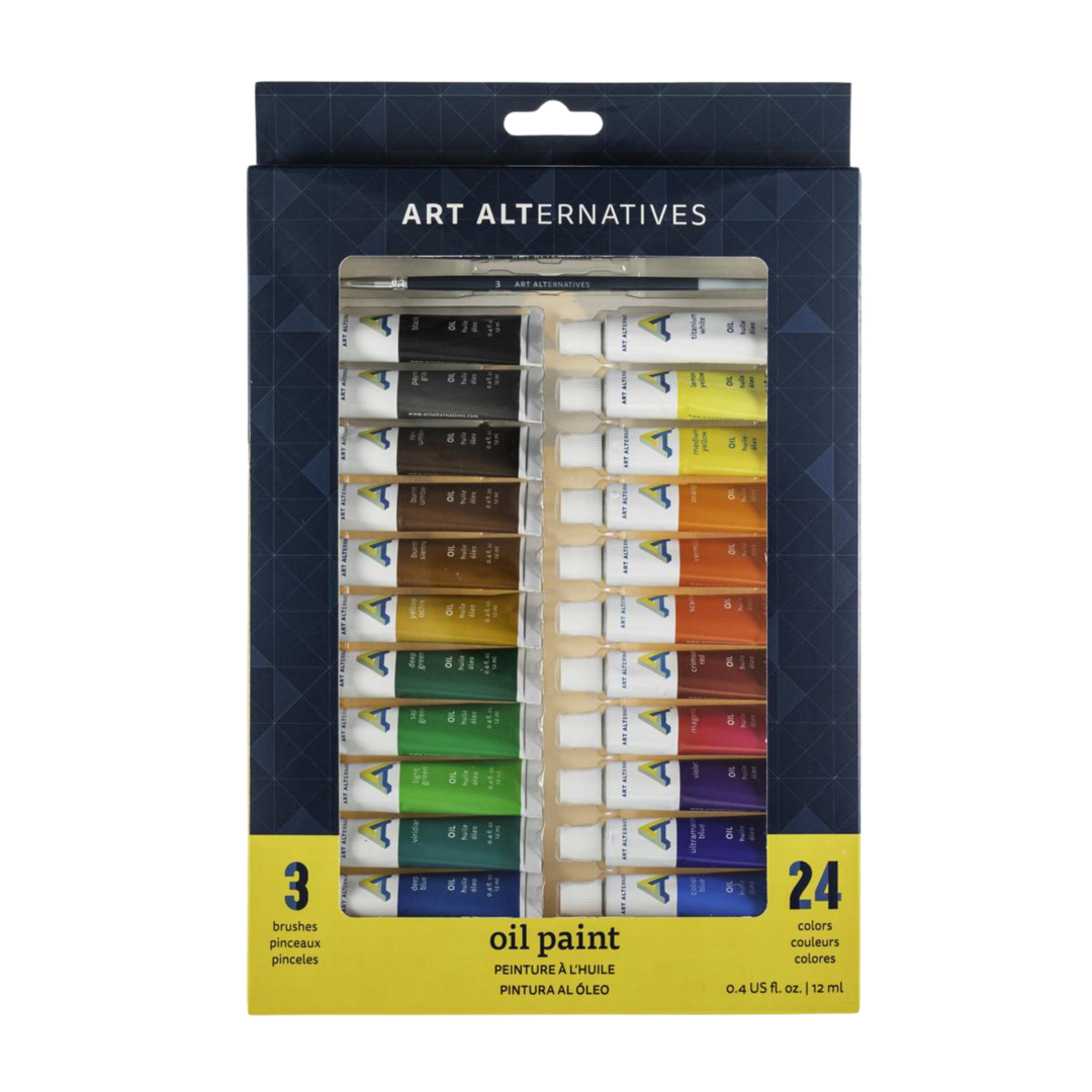 Art Alternatives Economy Oil Paint Set 24 colors- 12ML