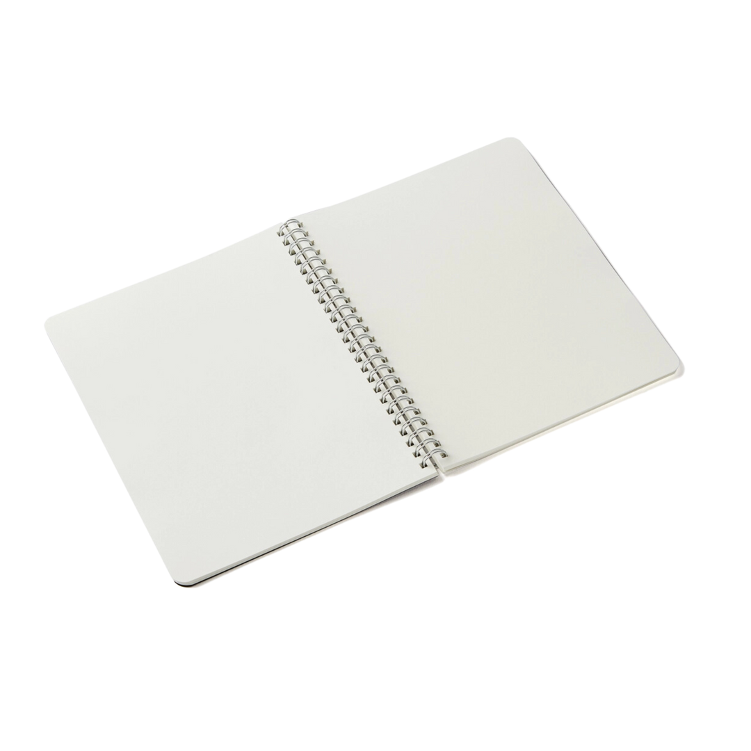 Fabriano Ecoqua Orig Spiral Notebook, A5, Blank, Flamingo