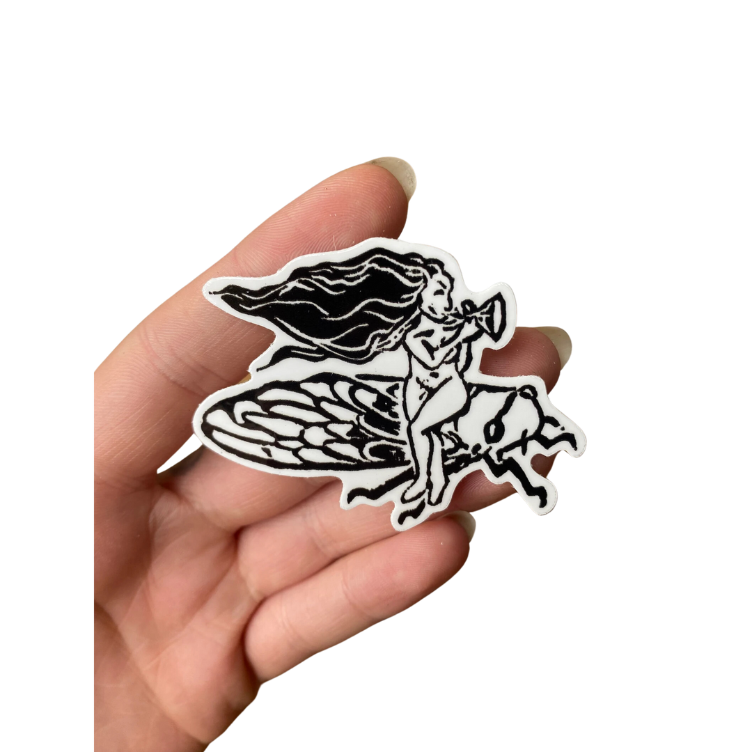 Here She Comes - Sticker