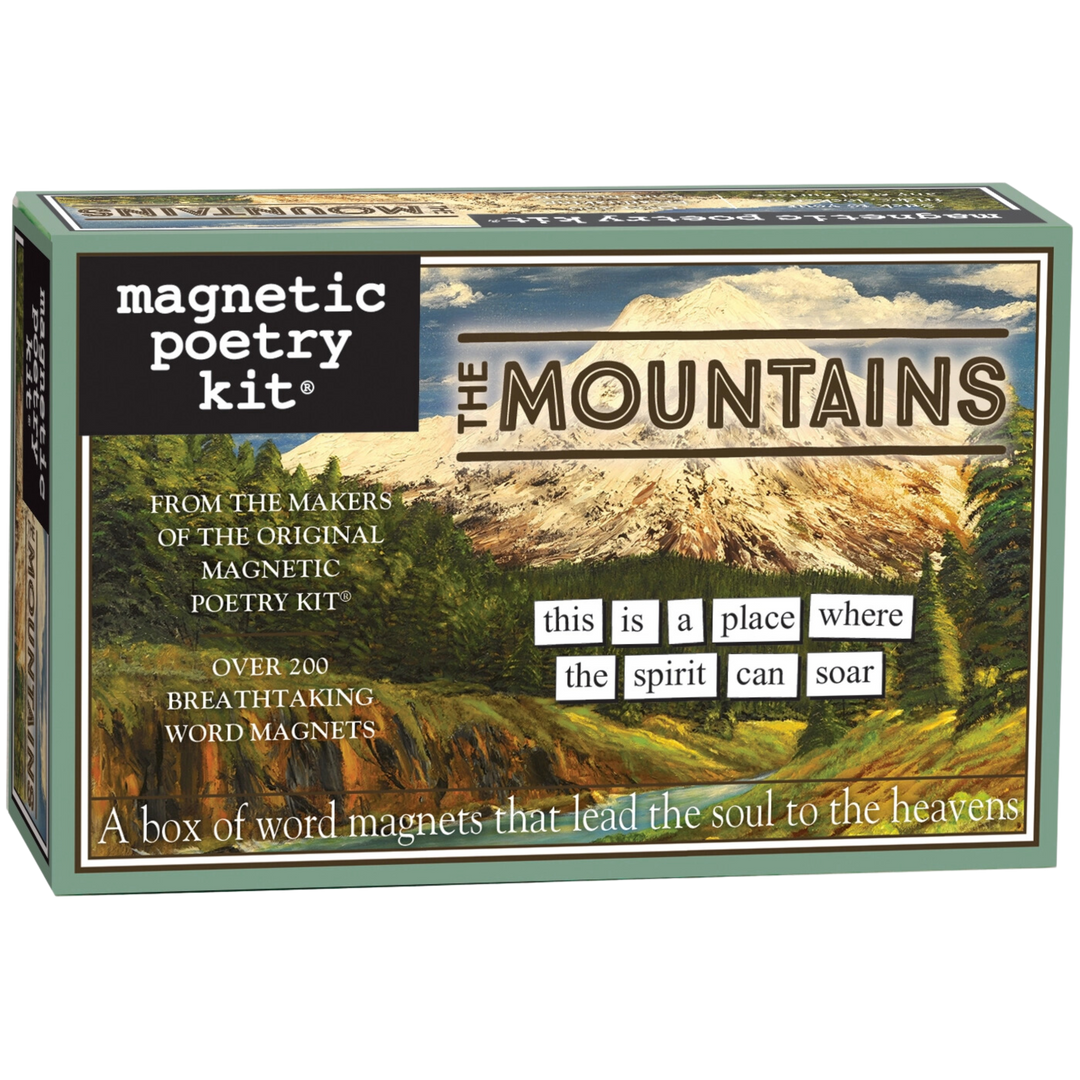 The Mountains Magnetic Poetry Kit