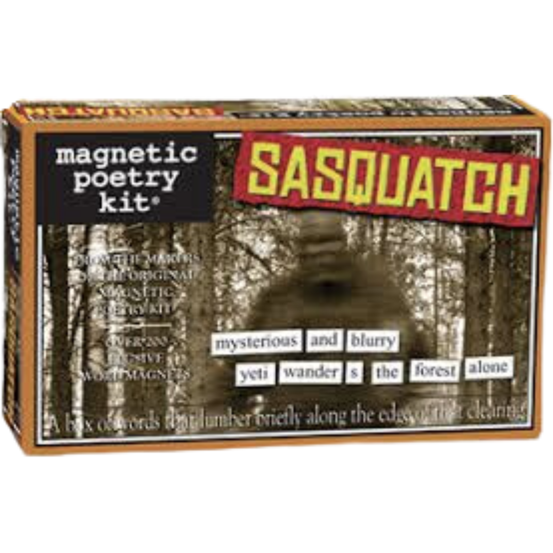 Sasquatch Magnetic Poetry Kit