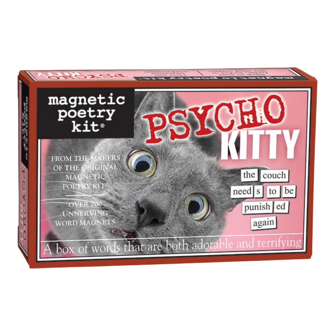 Psycho Kitty Magnetic Poetry Kit