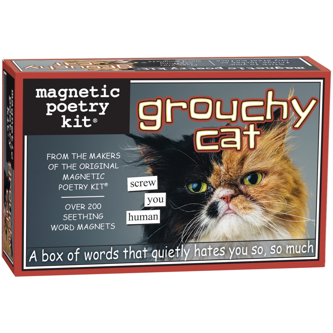 Grouchy Cat Magnetic Poetry Kit