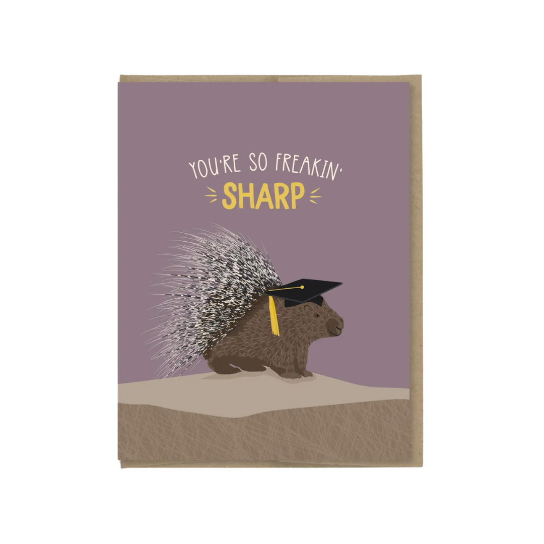 Freakin' Sharp Graduation Card