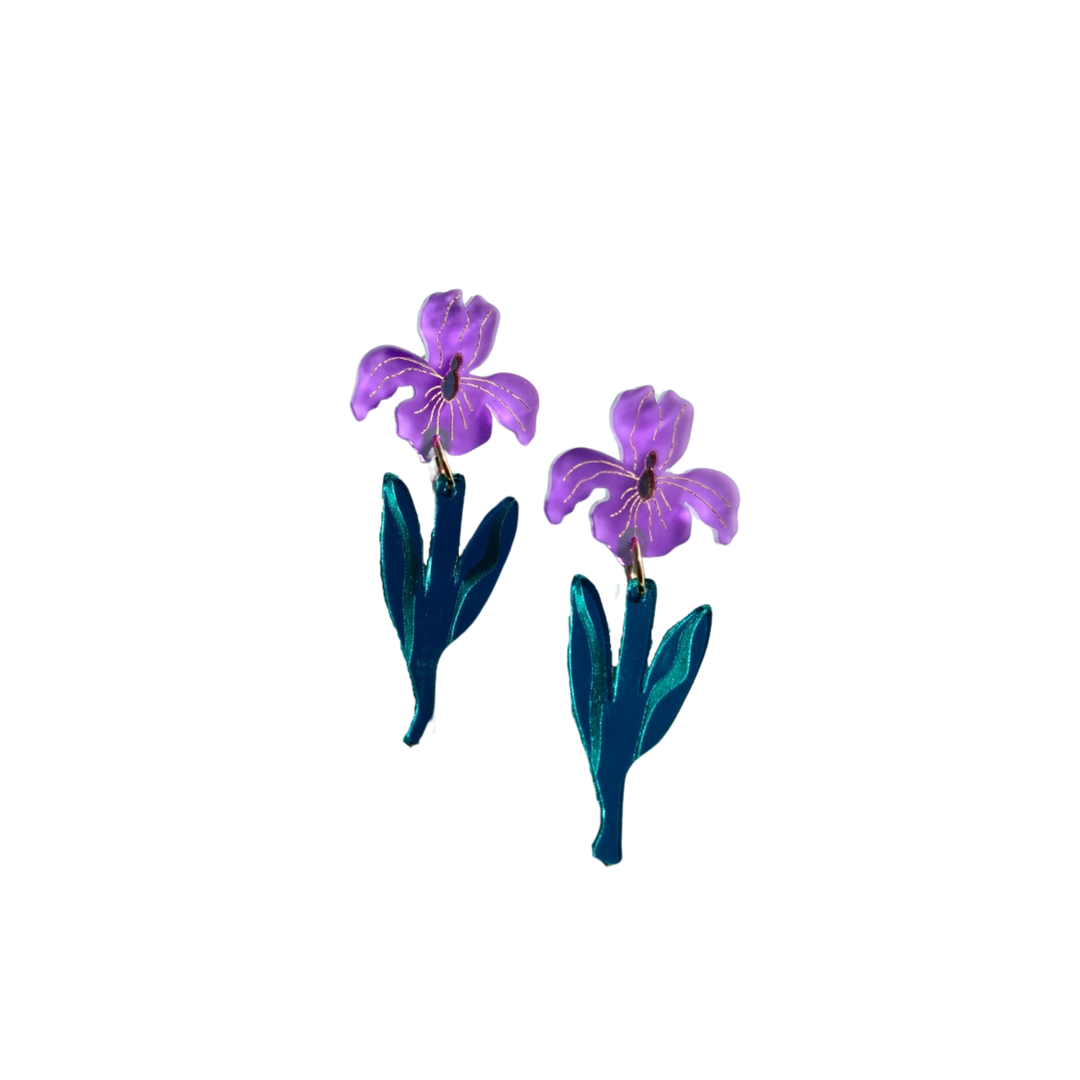Iris Earrings