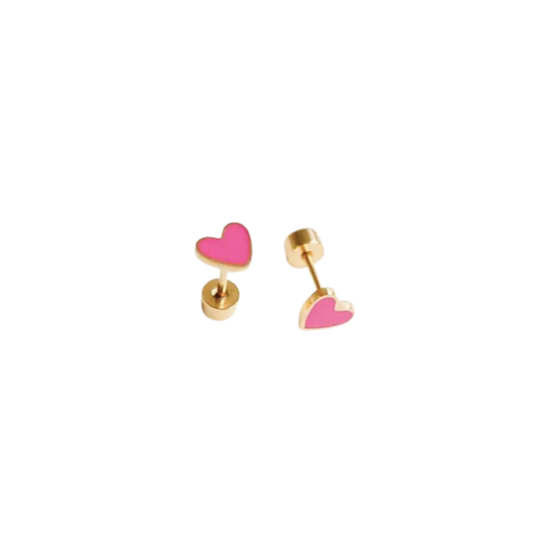 Neon Heart Earrings