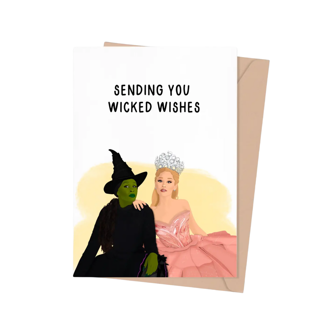 Wicked Wishes Greeting Card