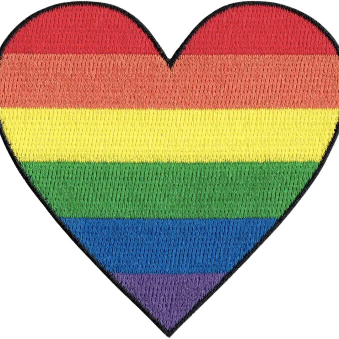Heart Patch - Pride Rainbow
