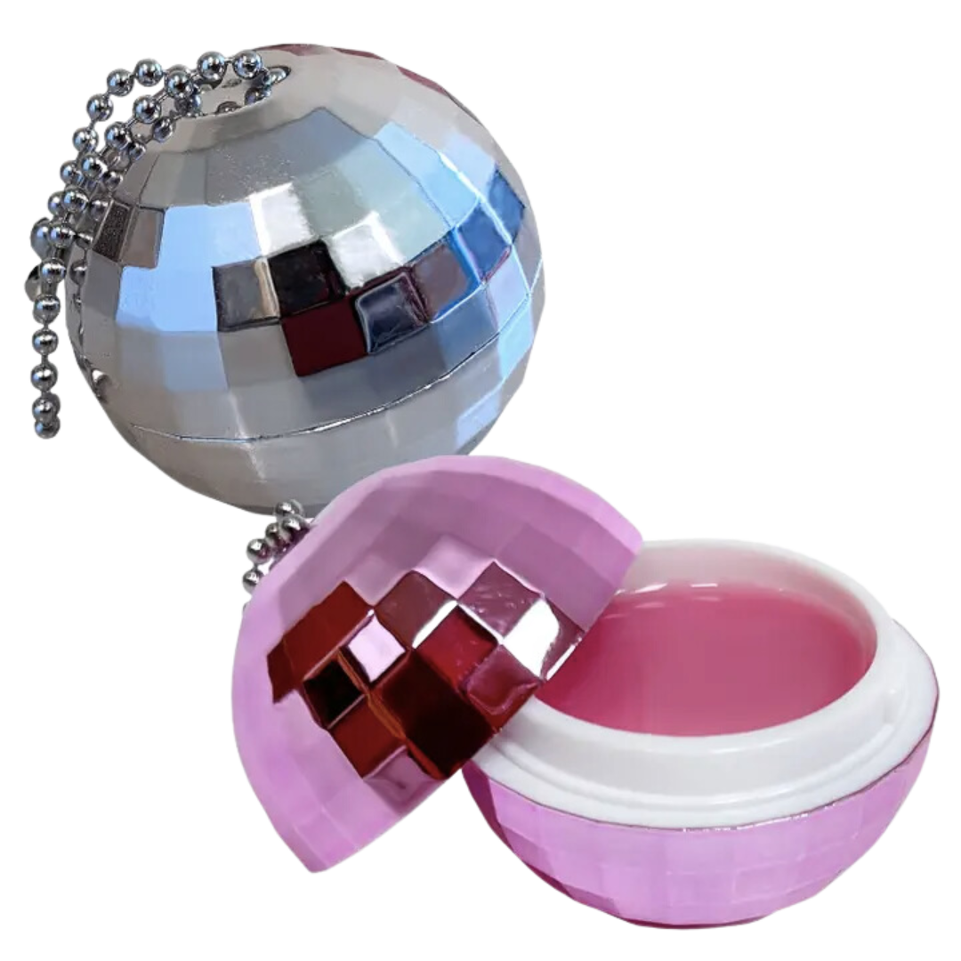 Disco Ball Lip Gloss/ Key Ring
